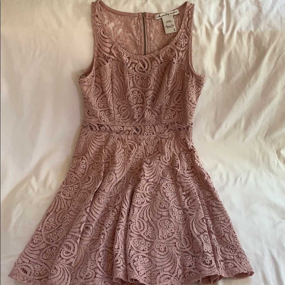 American Rag lace dress in size S mauve color